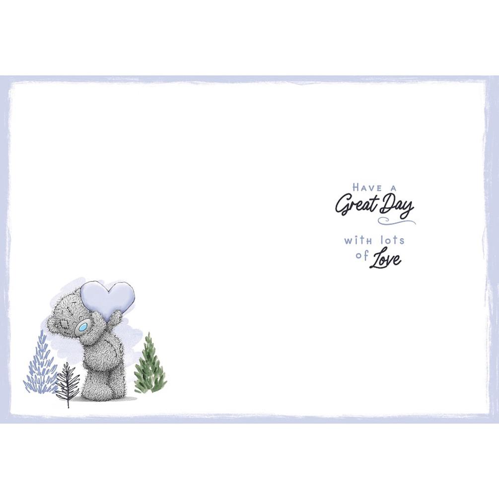Dad Making Heart Shape Me to You Bear Father's Day Card Extra Image 1